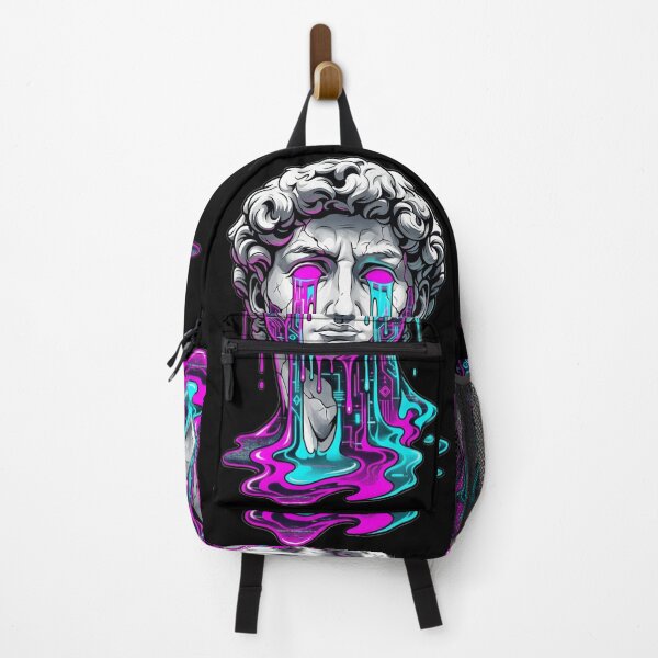 Item preview, Melting Cyber Statue  Synthwave Vaporwave David Art designed and sold by ZoneMerch.