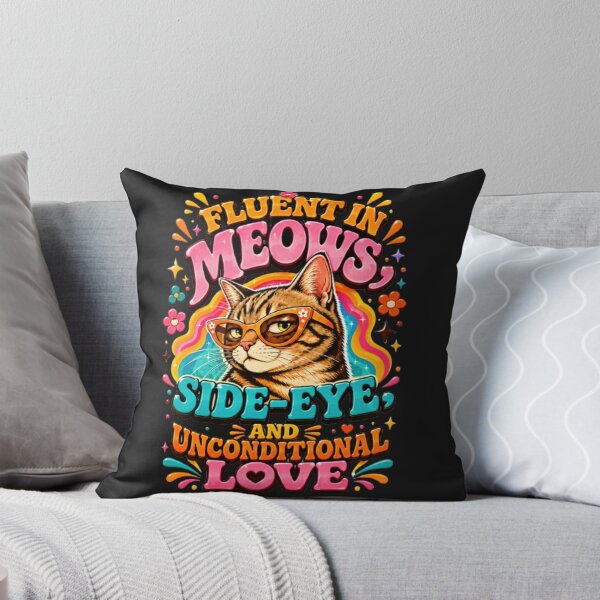 Item preview, Fluent in Meows  designed and sold by INKRebelGraphic.