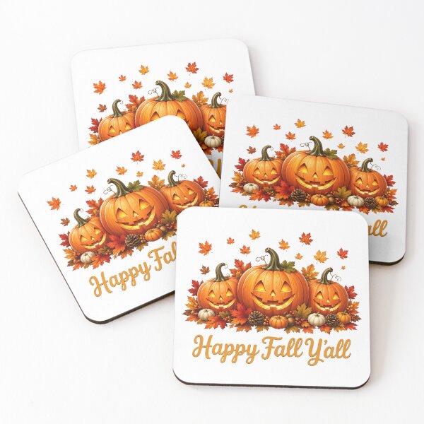 Item preview, Happy Fall Y'all Autumn Pumpkins Harvest designed and sold by QuiteOrbit.