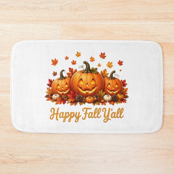 Item preview, Happy Fall Y'all Autumn Pumpkins Harvest designed and sold by QuiteOrbit.