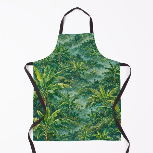 Item preview, Emerald Banana Valley in Tropical Mist designed and sold by Thanat Pattern Studio.