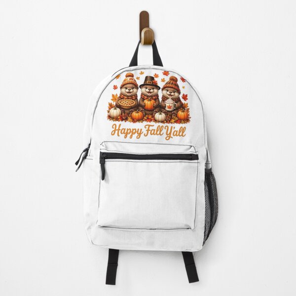 Item preview, Cute Thanksgiving Otters with Pumpkins and Pie designed and sold by QuiteOrbit.