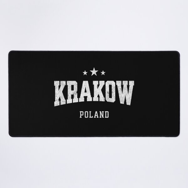 Item preview, Krakow Poland Vintage Distressed Varsity Travel College Style Design designed and sold by NiceTeeClub.