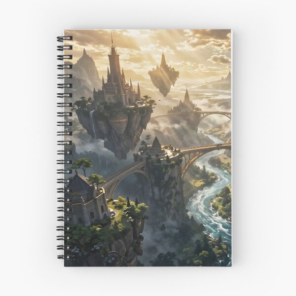 Item preview, Enchanted Citadel and Levitating Watchtowers designed and sold by Fanta-sticky.