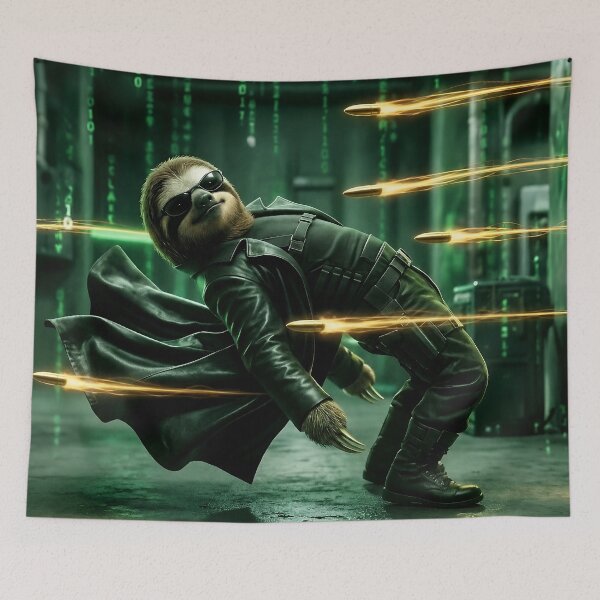 Item preview, Matrix Sloth | Neo Dodging Bullets Parody designed and sold by Abeshinobi.