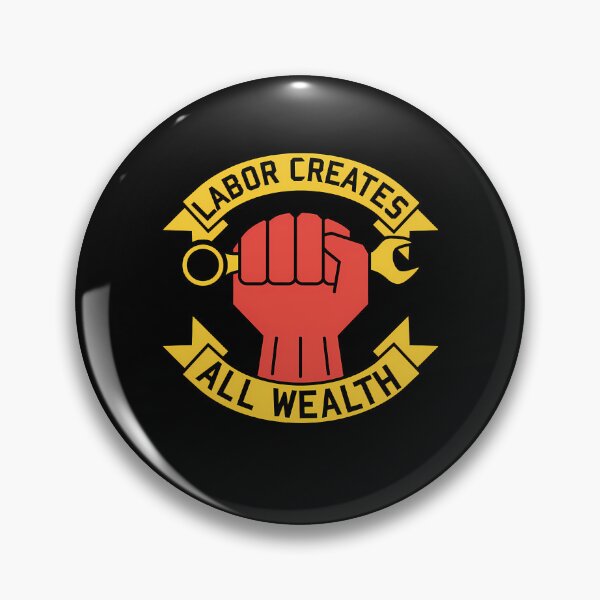 Item preview, Raised Clenched Fist Holding Wrench Ribbon Emblem designed and sold by Dakdoky.