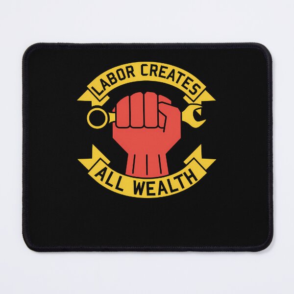 Item preview, Raised Clenched Fist Holding Wrench Ribbon Emblem designed and sold by Dakdoky.