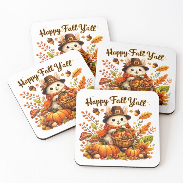 Item preview, Funny Thanksgiving Rabbit Fall Harvest designed and sold by QuiteOrbit.