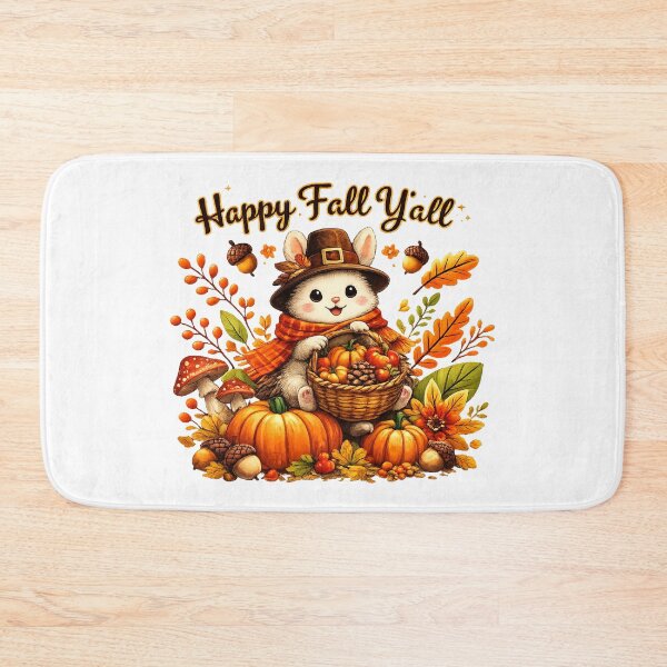 Item preview, Funny Thanksgiving Rabbit Fall Harvest designed and sold by QuiteOrbit.