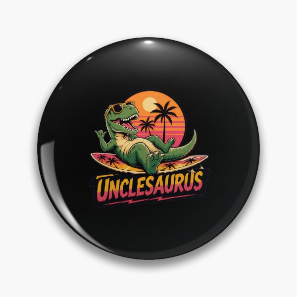 Item preview, Unclesaurus Rex Sunglasses Sunset Retro Dinosaur designed and sold by leocreatives.