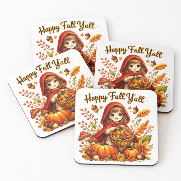 Item preview, Happy Fall Y'all Cute Thanksgiving Girl kid designed and sold by QuiteOrbit.