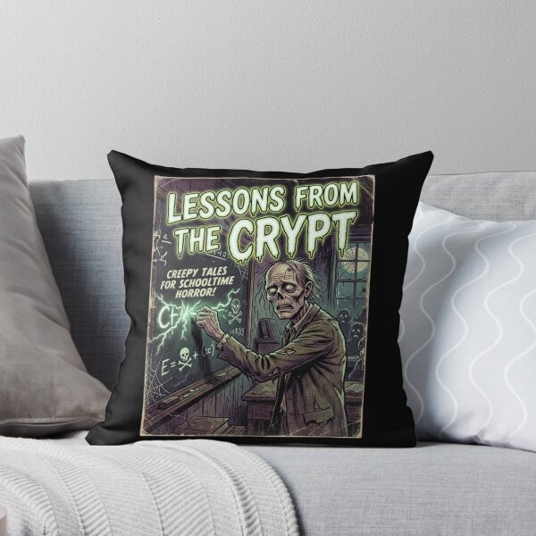 Item preview, Lessons from the Crypt Vintage 1950s Horror Comic Book Teacher T-Shirt designed and sold by KreatoLab.