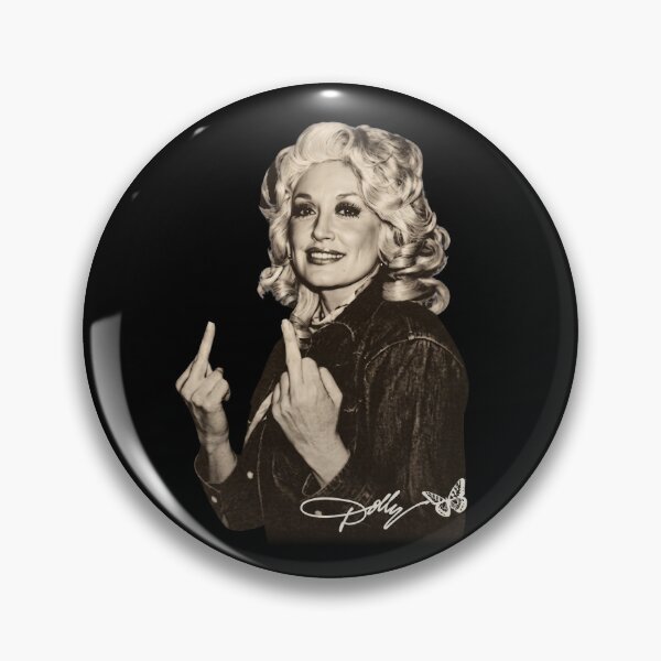 Artikelvorschau, Dolly Parton Middle Finger entworfen und verkauft von GinaGrave.