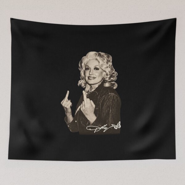 Item preview, Dolly Parton Middle Finger designed and sold by GinaGrave.