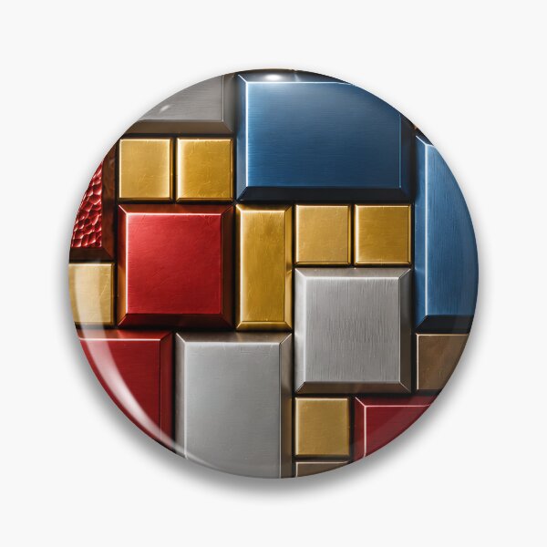 Item preview, Metallic mosaic tiles designed and sold by adamgu1234.