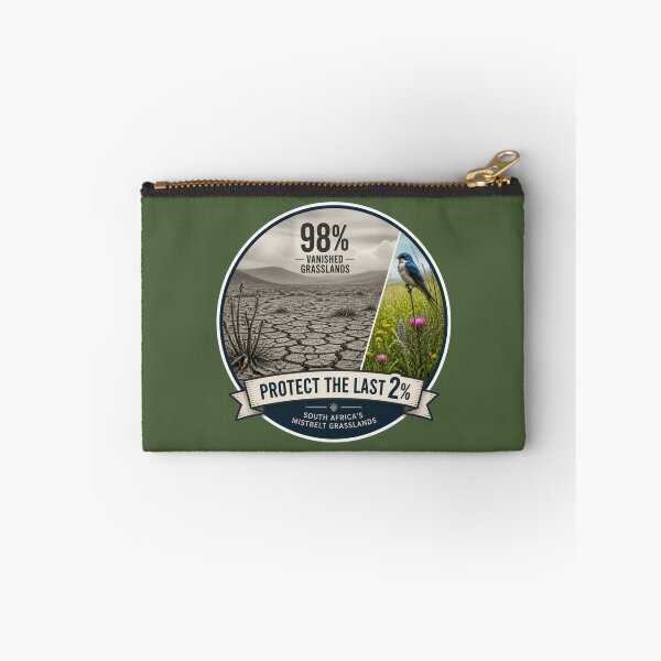 Item preview, Protect the Last 2% — South Africa’s Mistbelt Grasslands Conservation Sticker designed and sold by The Digital Compass.