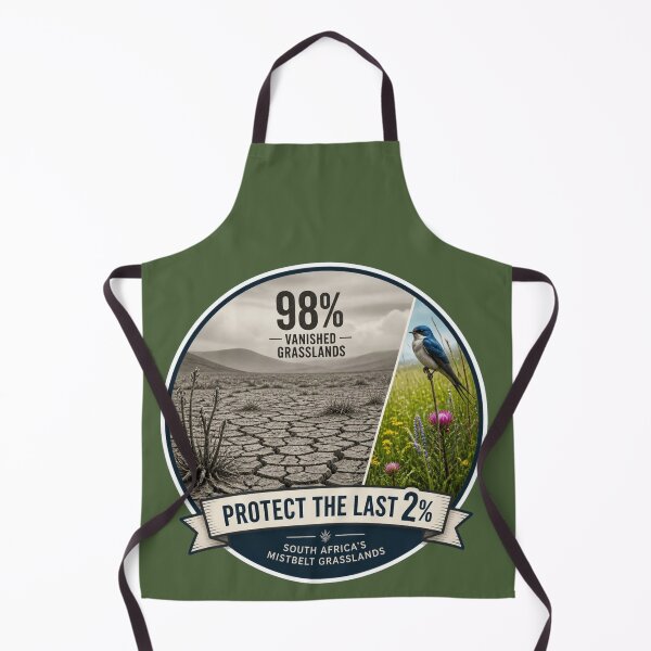 Item preview, Protect the Last 2% — South Africa’s Mistbelt Grasslands Conservation Sticker designed and sold by The Digital Compass.