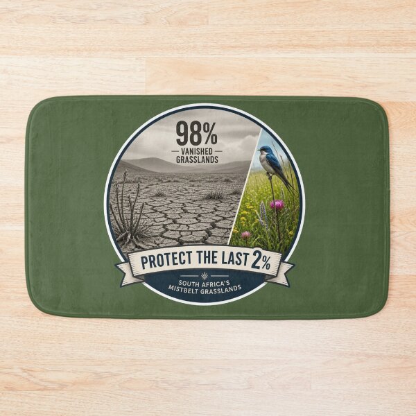 Item preview, Protect the Last 2% — South Africa’s Mistbelt Grasslands Conservation Sticker designed and sold by The Digital Compass.