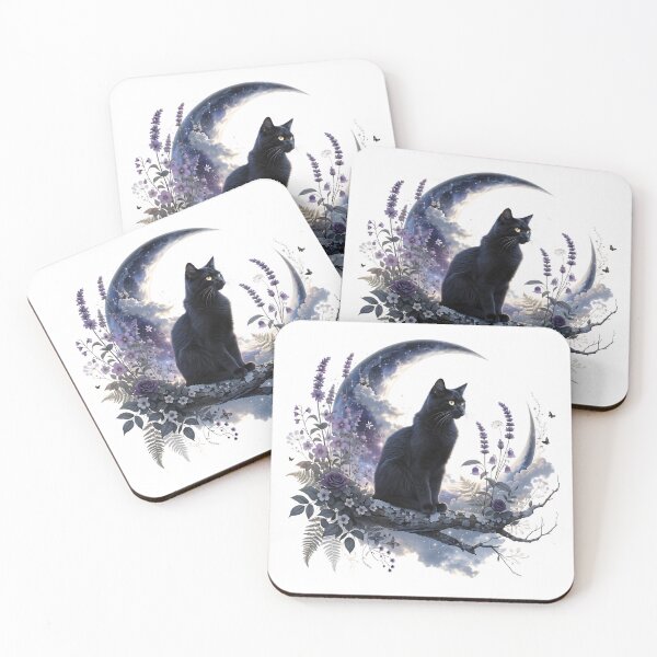 Item preview, Guardian Cat of the Moon designed and sold by Neural-canvas.