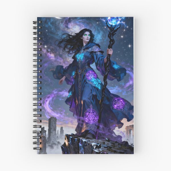 Item preview, Sorceress Weaving Celestial Magics designed and sold by Fanta-sticky.