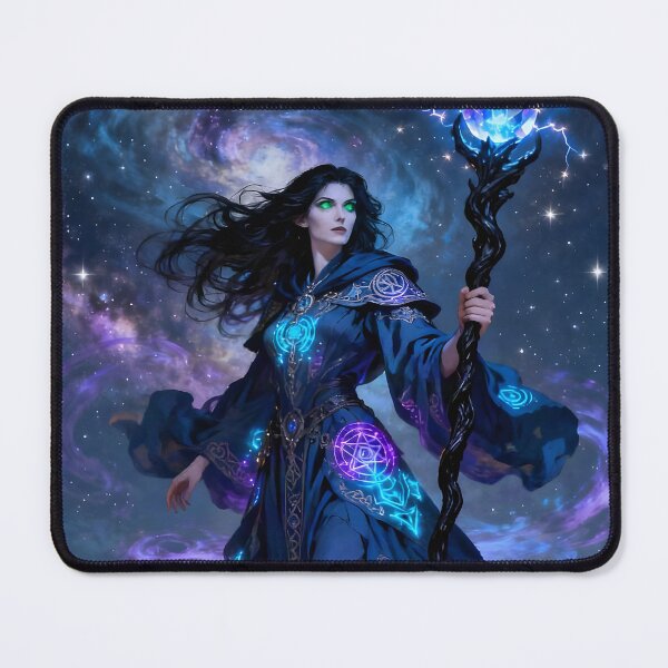 Item preview, Sorceress Weaving Celestial Magics designed and sold by Fanta-sticky.