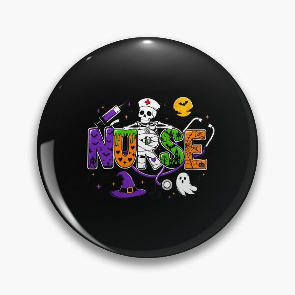 Item preview, Nurse Halloween Costume Spooky Stethoscope Caduceus Bats designed and sold by leocreatives.