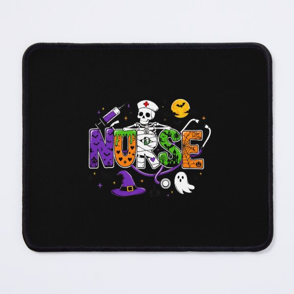 Item preview, Nurse Halloween Costume Spooky Stethoscope Caduceus Bats designed and sold by leocreatives.