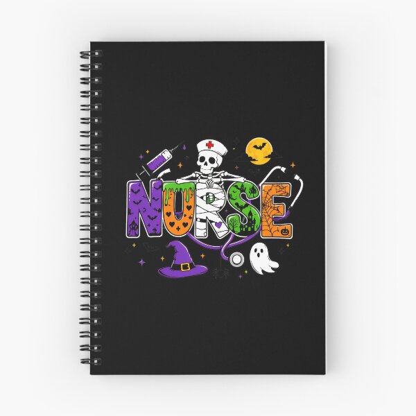Item preview, Nurse Halloween Costume Spooky Stethoscope Caduceus Bats designed and sold by leocreatives.