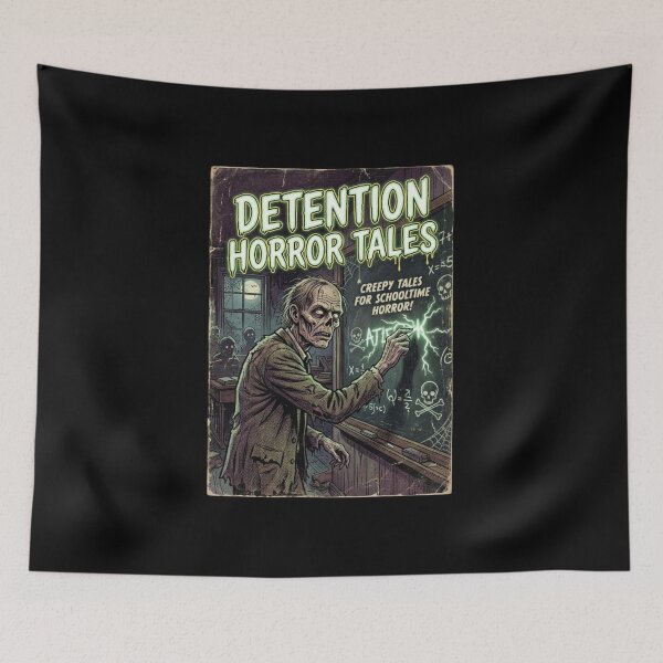 Item preview, Detention Horror Tales Vintage 1950s Pulp Comic Book Teacher T-Shirt designed and sold by KreatoLab.