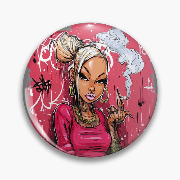 Item preview, Pink Pop Art Blonde Hair Lady designed and sold by RichardRags.