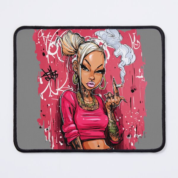 Item preview, Pink Pop Art Blonde Hair Lady designed and sold by RichardRags.