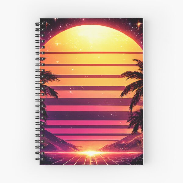 Item preview, Vintage Synthwave Sunset Retro 80s Grid Art designed and sold by RiteshCenter .