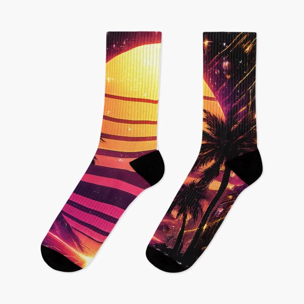 Item preview, Vintage Synthwave Sunset Retro 80s Grid Art designed and sold by RiteshCenter .