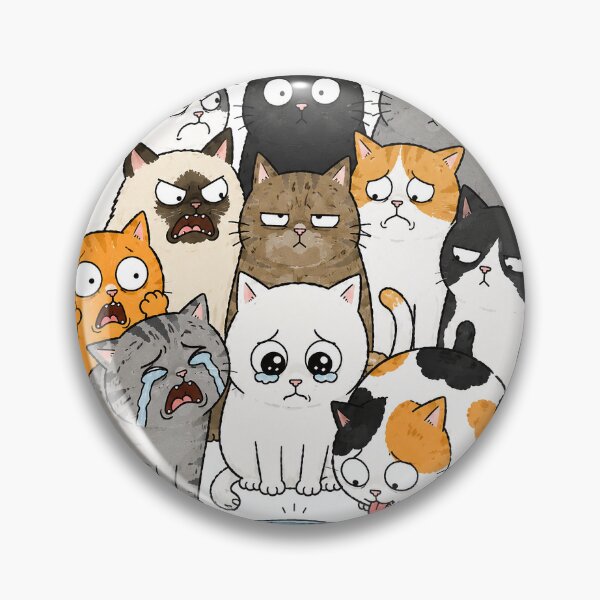 Item preview, Funny Cats Fighting Over Empty Food Bowl designed and sold by MonkiFlipp.