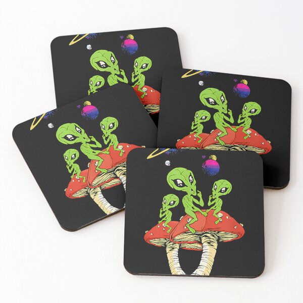 Item preview, Mushroom Alien Lgbt-Q Gay Pride Lgbt-Q Proud Ally Planets designed and sold by SilverSultry.
