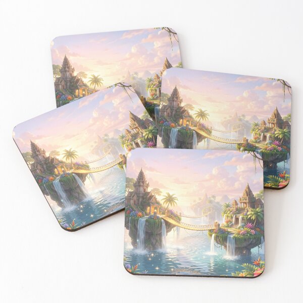 Item preview, Floating Fantasy Islands designed and sold by Fanta-sticky.