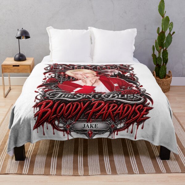 Item preview, Jake Bloody Paradise Red Hoodie Accent Visual designed and sold by Valeree Store.