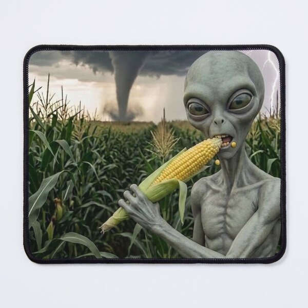 Item preview, Alien in Cornfield designed and sold by MelKowasic.