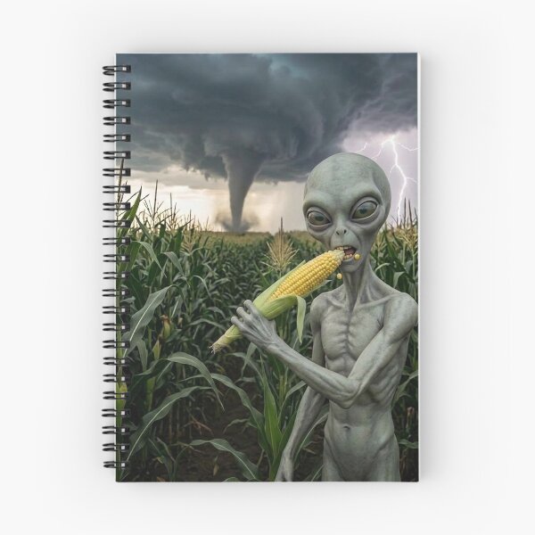 Item preview, Alien in Cornfield designed and sold by MelKowasic.