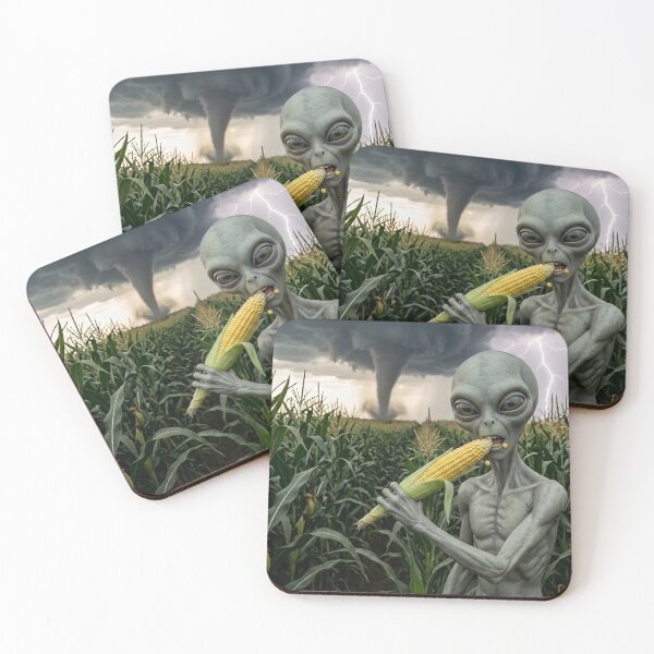 Item preview, Alien in Cornfield designed and sold by MelKowasic.
