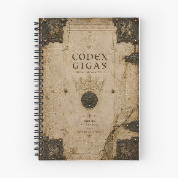 Item preview, Codex Gigas – The Devil’s Bible Medieval Manuscript Cover designed and sold by Extravanganzza.