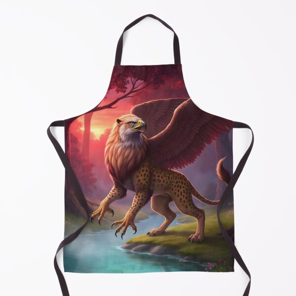 Item preview, Leopard-spotted Griffin at Sunset designed and sold by Fanta-sticky.