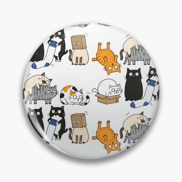 Item preview, Funny Weird Cats Cartoon Collection designed and sold by MonkiFlipp.