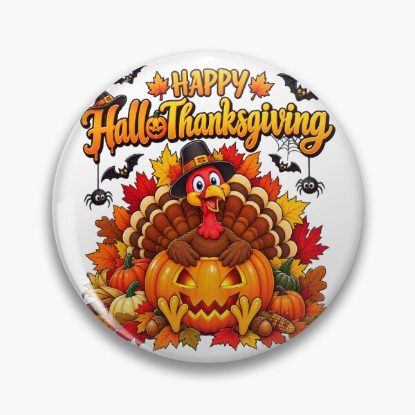 Item preview, Cute Thanksgiving Turkey Pumpkin Fall Halloween Autumn Gift designed and sold by QuiteOrbit.