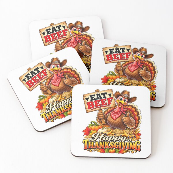 Item preview, Funny Thanksgiving Turkey – Eat Beef – Happy Thanksgiving designed and sold by LnsCreations.
