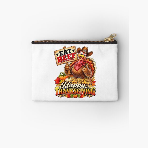 Item preview, Funny Thanksgiving Turkey – Eat Beef – Happy Thanksgiving designed and sold by LnsCreations.