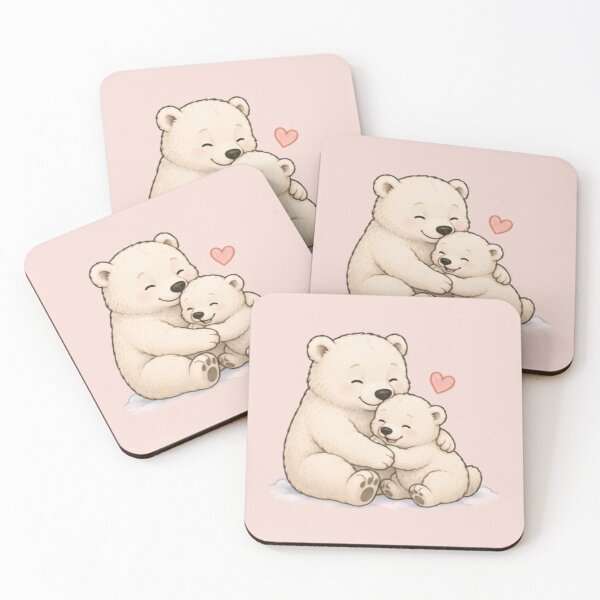 Item preview, Mumma & Baby Polar Bear designed and sold by MellowMunchkins.