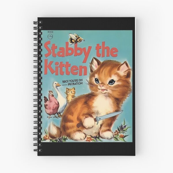 Item preview, Angry Cat Holding Knife Pulp Magazine designed and sold by HelStorM666.