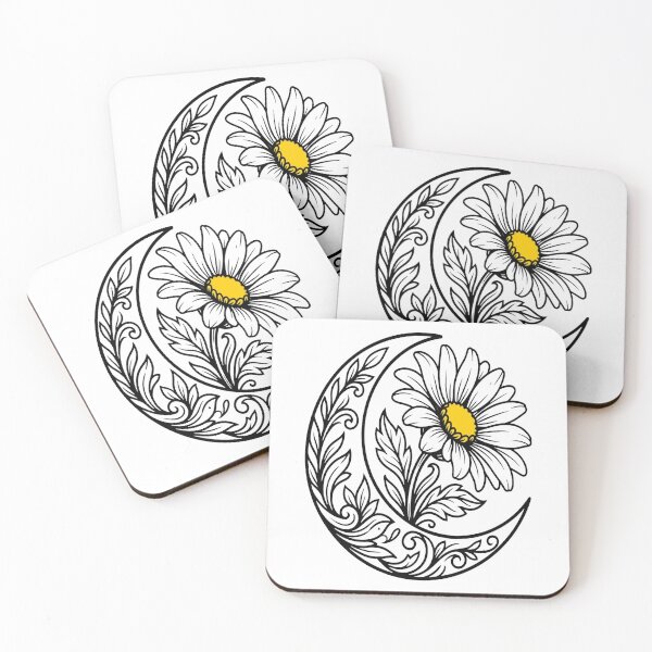 Item preview, Vintage Botanical Daisy: Floral Line Art Design designed and sold by Dzblack.