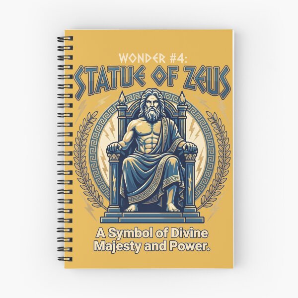 Item preview, Statue of Zeus Olympia Mythology Illustration designed and sold by puzzell.